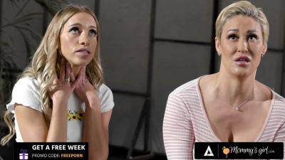 Khloe - MOMMY'S GIRL - Anxious Petite Khloe Kapri & Stepmom Ryan Keely Relax During Wedding Planning Trouble - txxx.com