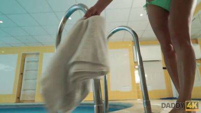 Victoria Daniels gets her tight pussy pounded by her older man - sexu.com