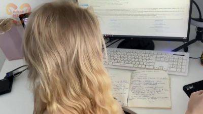 Slutty Student Offers Her Holes For Mark - hotmovs.com