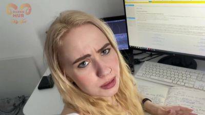 Slutty Student Offers Her Holes For Mark - hotmovs.com