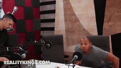 Athena Faris - Ricky Johnson - Curvy Athena Faris enjoys a sneaky taste of black cock in HD video - sexu.com