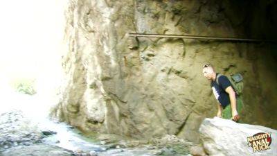 A Cave Girl Is Covered In Layers Of Cum By A Horny Camper - upornia.com