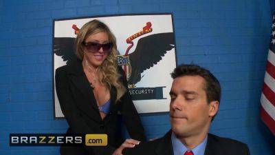 Samantha Saint - Samantha - Samantha Saint and Ramon take turns sucking on big tits in uniform - sexu.com