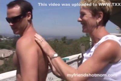 Mature Milf From Europe Takes The Flower Guys Fertilizer In The Mouth! - hotmovs.com