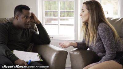 Natasha Nice cheats on her married boss with a big natural tit blowjob! - sexu.com - Chad