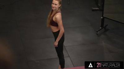 21 NATURALS - Sexy Ivi Rein Stretches Her Body Before Stretching Her Tight Ass With A Big Cock - hotmovs.com