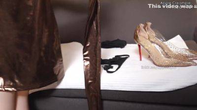 High Heels Stockings 16 Golden Brown Temptation - upornia.com