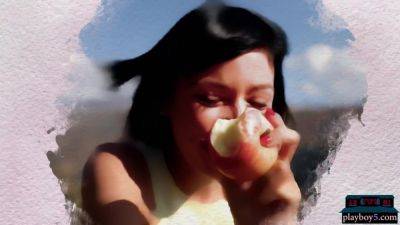 Spanish Small Tits Model Naked Outdoor - upornia.com - Spain