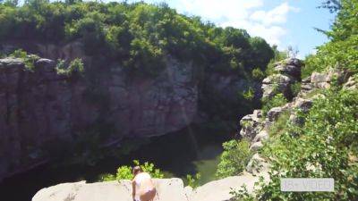 Mia Bandini - Mia - Wild Public Fucking On A High Cliff In Canyon With Mia Bandini - upornia.com - Italy