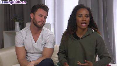 BDSM nympho bitch fucked in black pussy in doggystyle - hotmovs.com