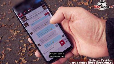 German mature milf public pick up outdoor date in Park - hotmovs.com - Germany