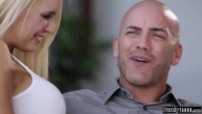 Busty Stepdaughter Seducing Stepdad And Gets Him To Fuc - videomanysex.com