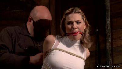 Anal Toys - Master With Mask Hot Blonde Sub - videomanysex.com