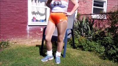 Mature Hooters In Shiny Pantyhose - hclips.com