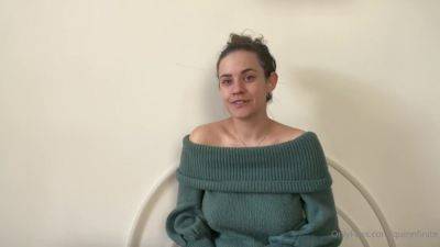 Super Sexy In A Brunette Massages Her Big Boobs - upornia.com