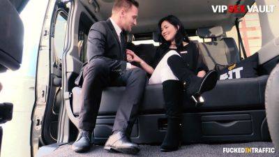 Kinky Czech Teen Brunette Kinky Public Car Sex with Horny Driver - Matt Ice - sexu.com - Czech Republic