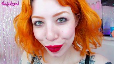 Slutty Ginger Ruin Her Makeup By Sucking Big Cook Asmr - hclips.com - Russia