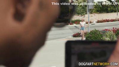 Hot Stranger Spitroasted By Ex-con & His Buddy Dogfart With Skyler Storm - upornia.com