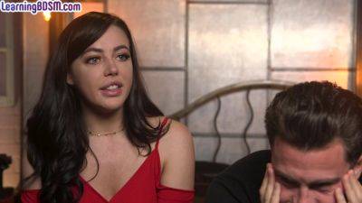 BDSM slut fucked by big white dick after hard spanking - txxx.com