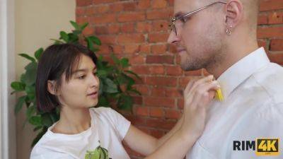 Stunning Student Chick Takes Part Into Couples Rimm - hotmovs.com