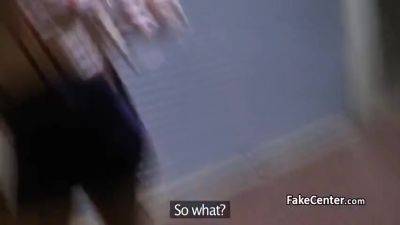 Flashing Brunette Fucked Cop - hclips.com