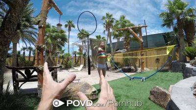 Hardcore Blowjob - Mia - Mia Collins' tight pussy gets soaked in POVD bad minTON action - POV FUCK - sexu.com