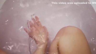 Sexy Student Plunges Into A Delicious Pink Bath - upornia.com