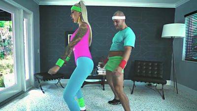 Duncan Saint - Blondie Bombshell And Duncan Saint - Mom Liked To Suck Cock Instead Of Fitness And Fuck - hotmovs.com