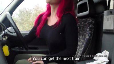 Redhead Cab Driver And Brunette In Sixty Nine - videomanysex.com