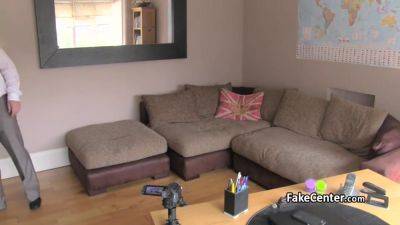 Horny Brunette Fucks Ass On Casting - hclips.com