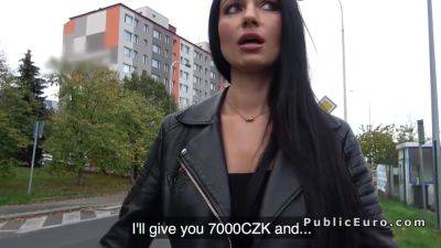 Brunette Earns Some Money With Public Sex - hclips.com