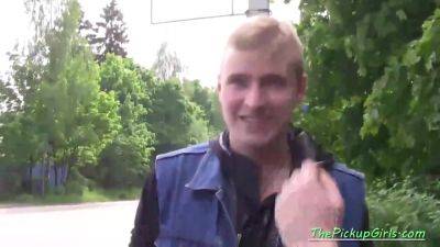 Two Dudes Pick Up A Redhead Babe - upornia.com