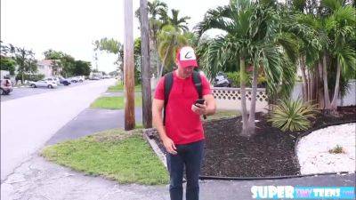 Tiny And Shy Freya Gets Hammered By Dude - videomanysex.com