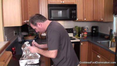 Goddess Violet - Babysitter Wants To Herself - hotmovs.com