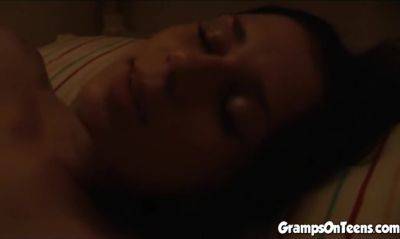 Teen fucked by hairy old gramps - hotmovs.com