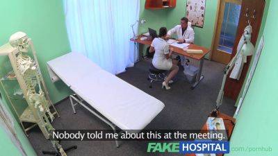 Mea Melone - Mea Melone, the hot new nurse, gets naughty with her boss in fake hospital POV - sexu.com - Czech Republic