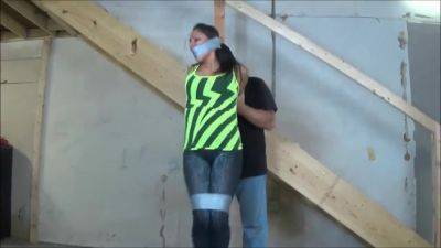 makayla taped up in the underground - upornia.com