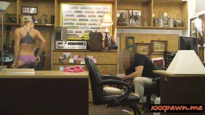 Blondie Convinced To Fuck With Pawn Man At The Pawnshop - hclips.com