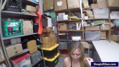 Blair Williams - Blair Williams - Sexy Blonde Thief Fucked By Nasty Off - videomanysex.com