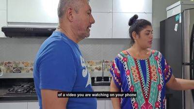 Aly Sucks Apus Cock In The Kitchen! - upornia.com