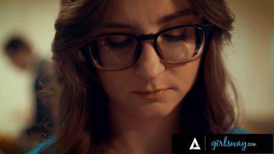 Angela White - GIRLSWAY - Lonely Woman Cheats On Her Husband With His Boss' Wife Angela White During Couple Dinner - txxx.com