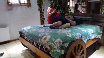 Mom Surprises Stepson Masturbating With His Panties - hclips.com