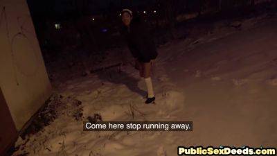 Sexy public bitch drilled in wet pussy by big white dick - txxx.com