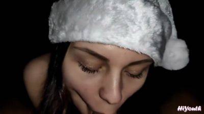 Hiyouth - Close Up Eyes Contact Deep Sensual Xmas Blowj - hclips.com - Russia