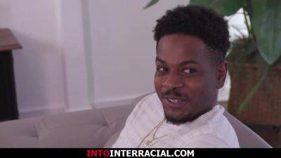 Crazy gf shows up and sucks off two bbcs before shes banged - hotmovs.com