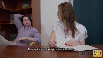 TUTOR4K. A Fucking Literature Lesson - txxx.com - Russia