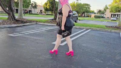 Stranger Found Me With My Legs Open In Car, And Fingered My Pussy Until I Piss Outdoor In Public - videomanysex.com