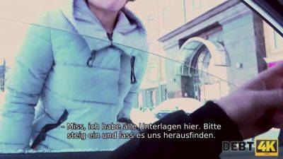 Angel - Calibri Angel takes on Agent in a rough anal sex session in her car - sexu.com - Russia