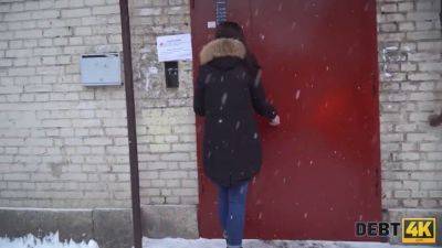 Nick Rock teaches a young girl how to handle a rough sex debt - sexu.com - Russia