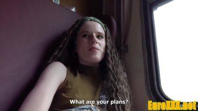 A Quickie On A Fast Train With An With 18 Years, Dark Haired And D Va - hclips.com - Czech Republic